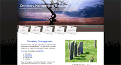 Desktop Screenshot of cemeterydatabase.com